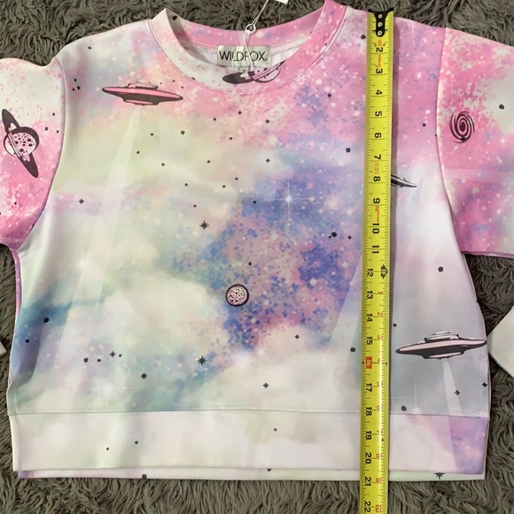 Wildfox space cadet pop art sweater sweatshirt sml - Picture 5 of 8
